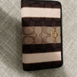 Coach Brown and Tan Wallet